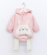 Load image into Gallery viewer, Bunny Snuggle Sleepsuit