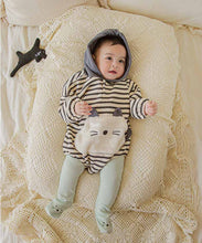 Load image into Gallery viewer, Stripey Cat Sleepsuit