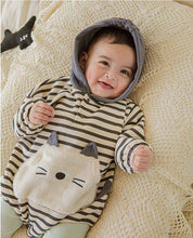 Load image into Gallery viewer, Stripey Cat Sleepsuit