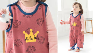 Soft Peach Lion Sleeping Vest